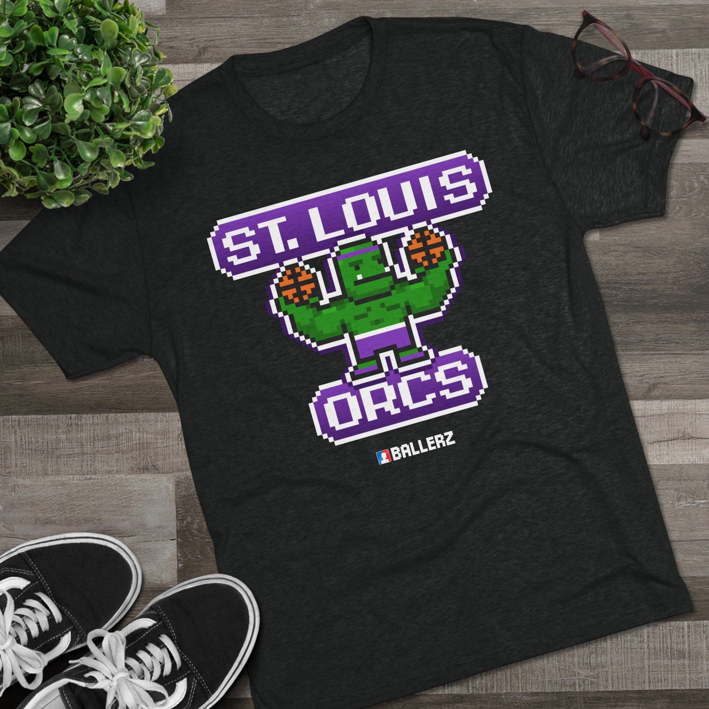 Ballerz St. Louis Orcs Unisex Tri-Blend Crew Tee