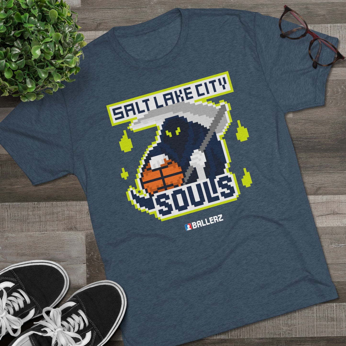 Ballerz Salt Lake City Souls Unisex Tri-Blend Crew Tee