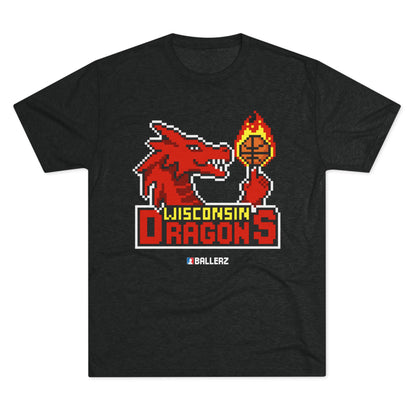 Ballerz Wisconsin Dragons Unisex Tri-Blend Crew Tee