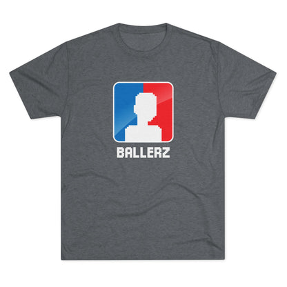 Ballerz Logo Unisex Tri-Blend Crew Tee