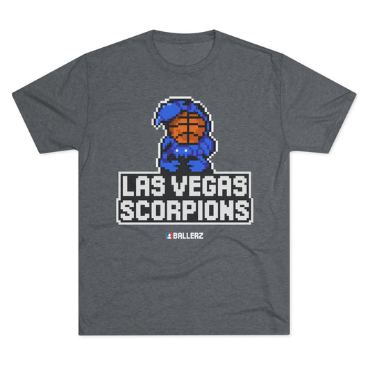 Ballerz Las Vegas Scorpions Unisex Tri-Blend Crew Tee