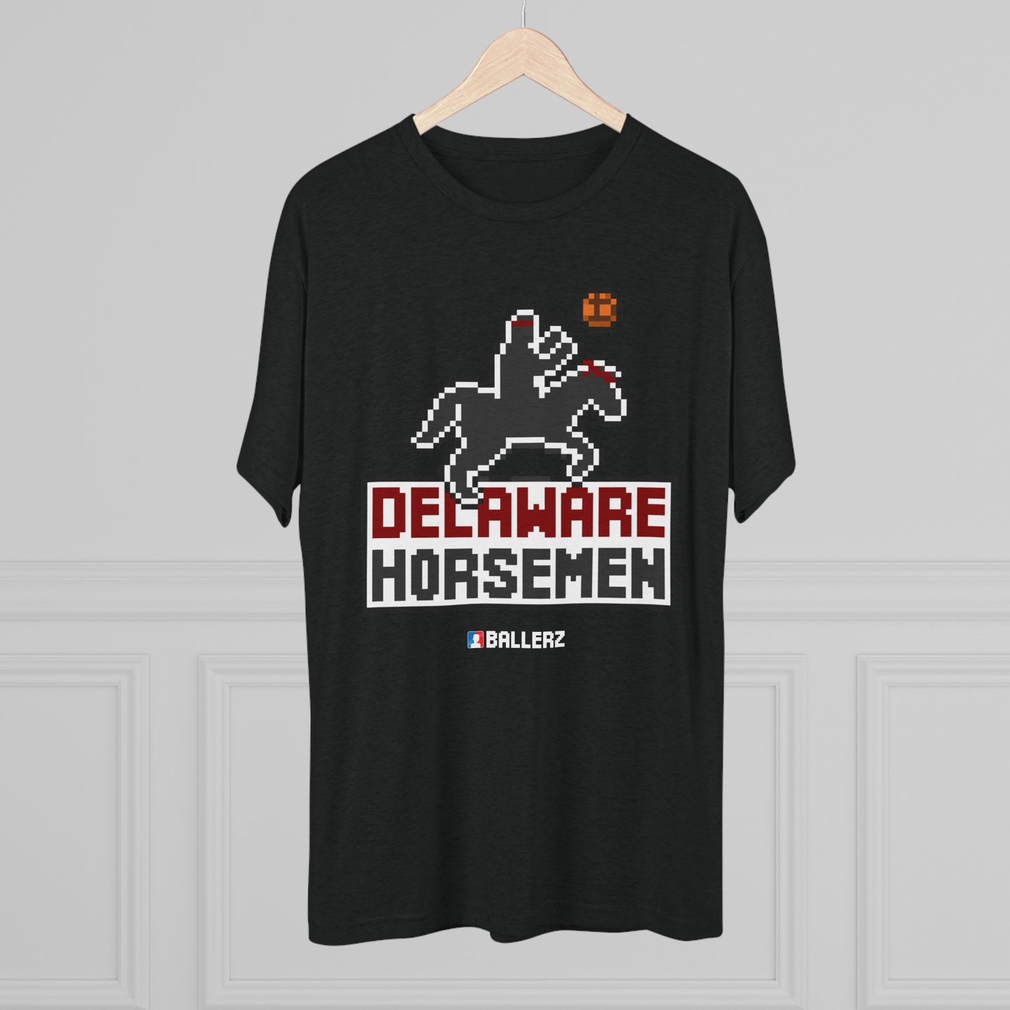 Ballerz Delaware Horsemen Unisex Tri-Blend Crew Tee