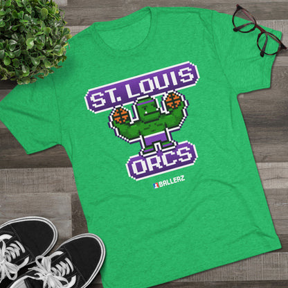 Ballerz St. Louis Orcs Unisex Tri-Blend Crew Tee