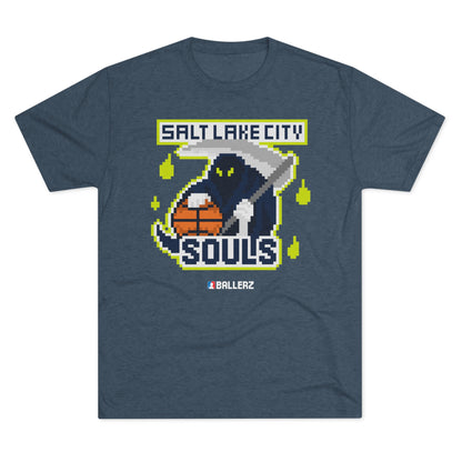 Ballerz Salt Lake City Souls Unisex Tri-Blend Crew Tee