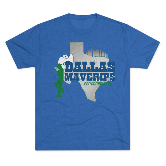 Maverips Logo Colorways Unisex Tri-Blend Crew Tee