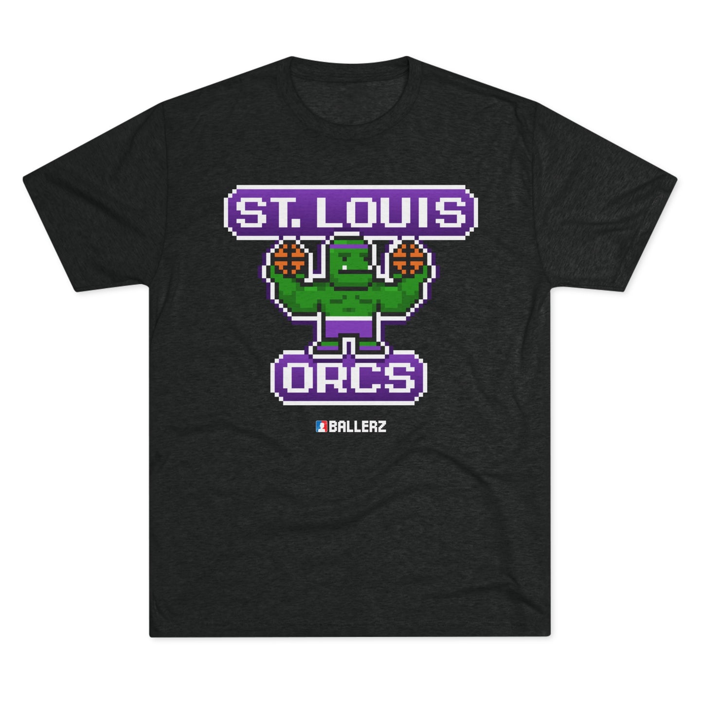 Ballerz St. Louis Orcs Unisex Tri-Blend Crew Tee