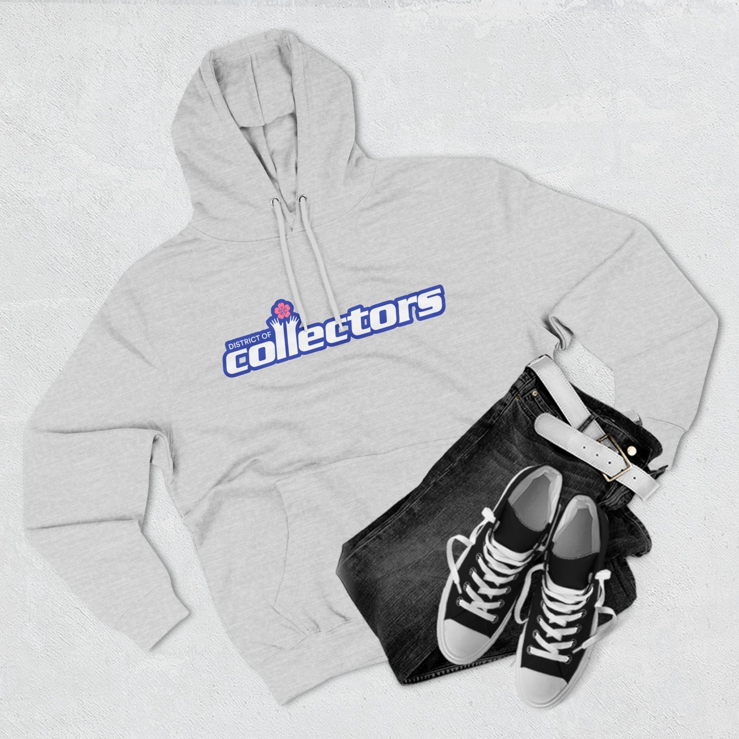 District of Collectors Three-Panel Fleece Hoodie