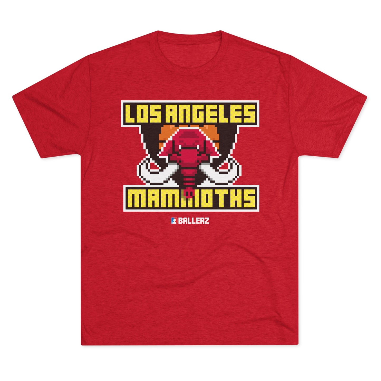 Ballerz Los Angeles Mammoths Unisex Tri-Blend Crew Tee