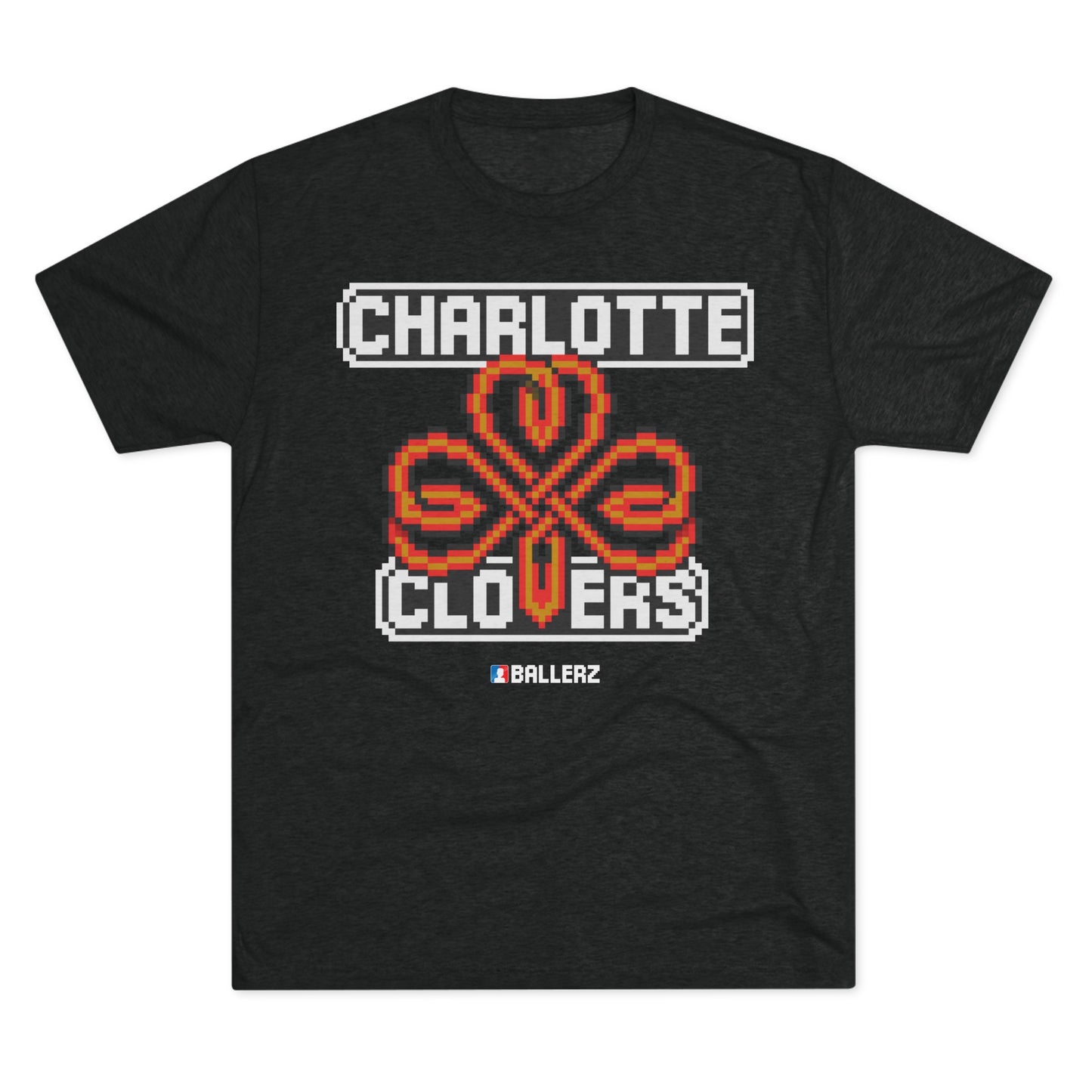 Ballerz Charlotte Clovers Unisex Tri-Blend Crew Tee