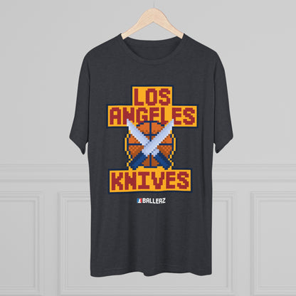 Ballerz Los Angeles Knives Unisex Tri-Blend Crew Tee