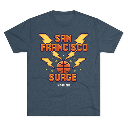 Ballerz San Francisco Surge Unisex Tri-Blend Crew Tee