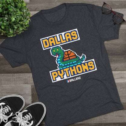 Ballerz Dallas Pythons Unisex Tri-Blend Crew Tee