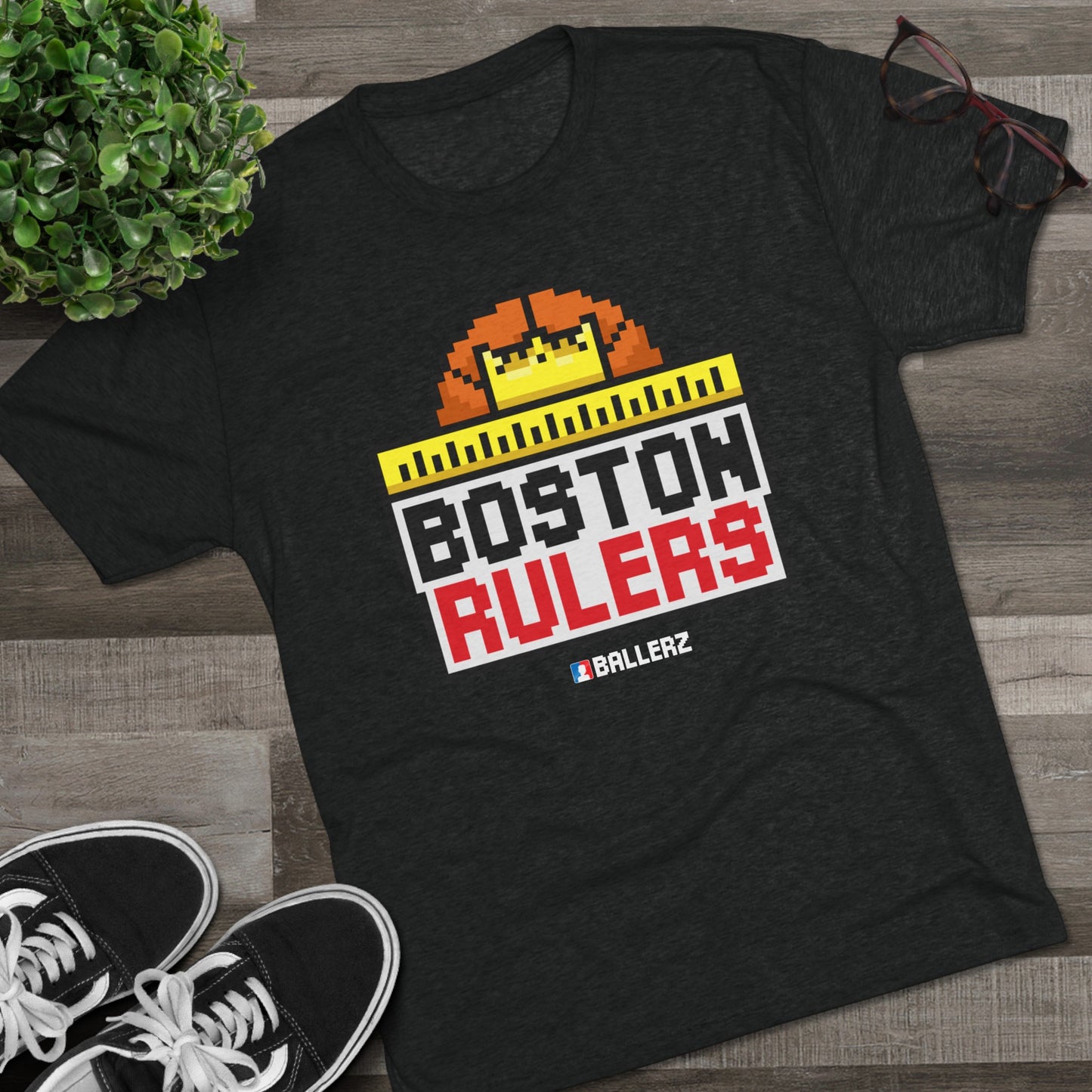 Ballerz Boston Rulers Unisex Tri-Blend Crew Tee