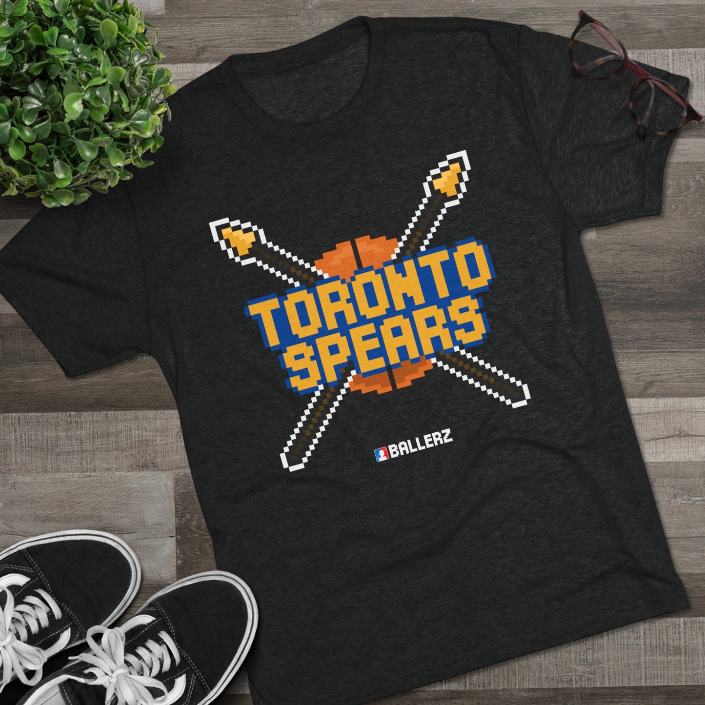 Ballerz Toronto Spears Unisex Tri-Blend Crew Tee