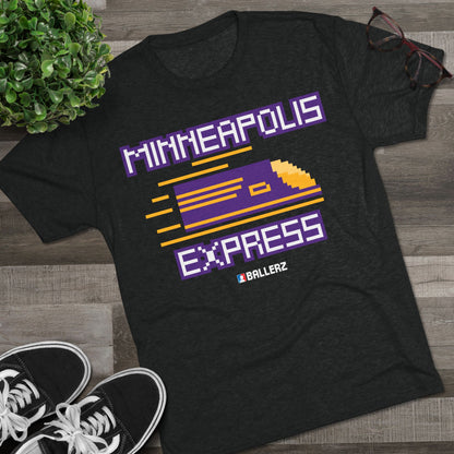 Ballerz Minneapolis Express Unisex Tri-Blend Crew Tee