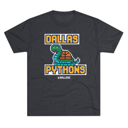 Ballerz Dallas Pythons Unisex Tri-Blend Crew Tee