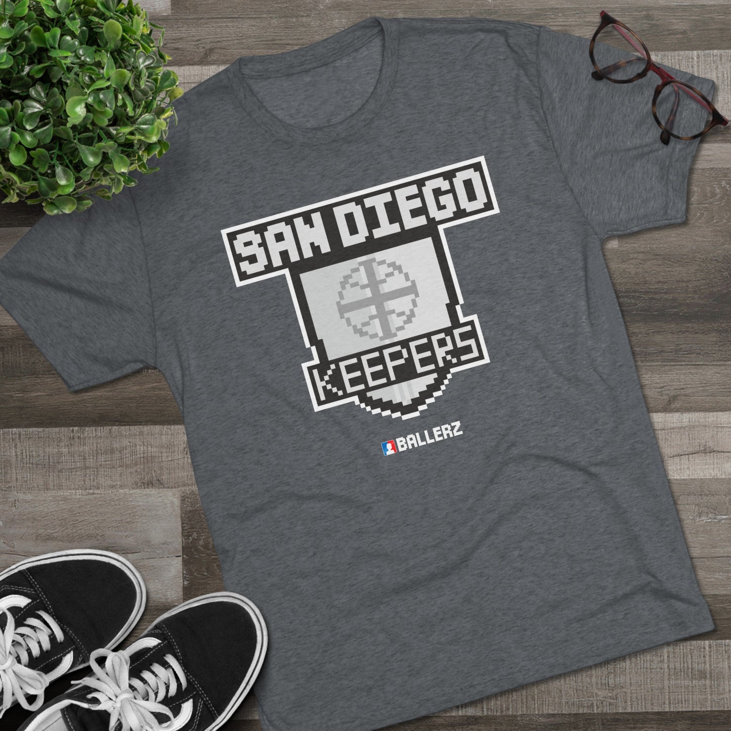 Ballerz San Diego Keepers Unisex Tri-Blend Crew Tee