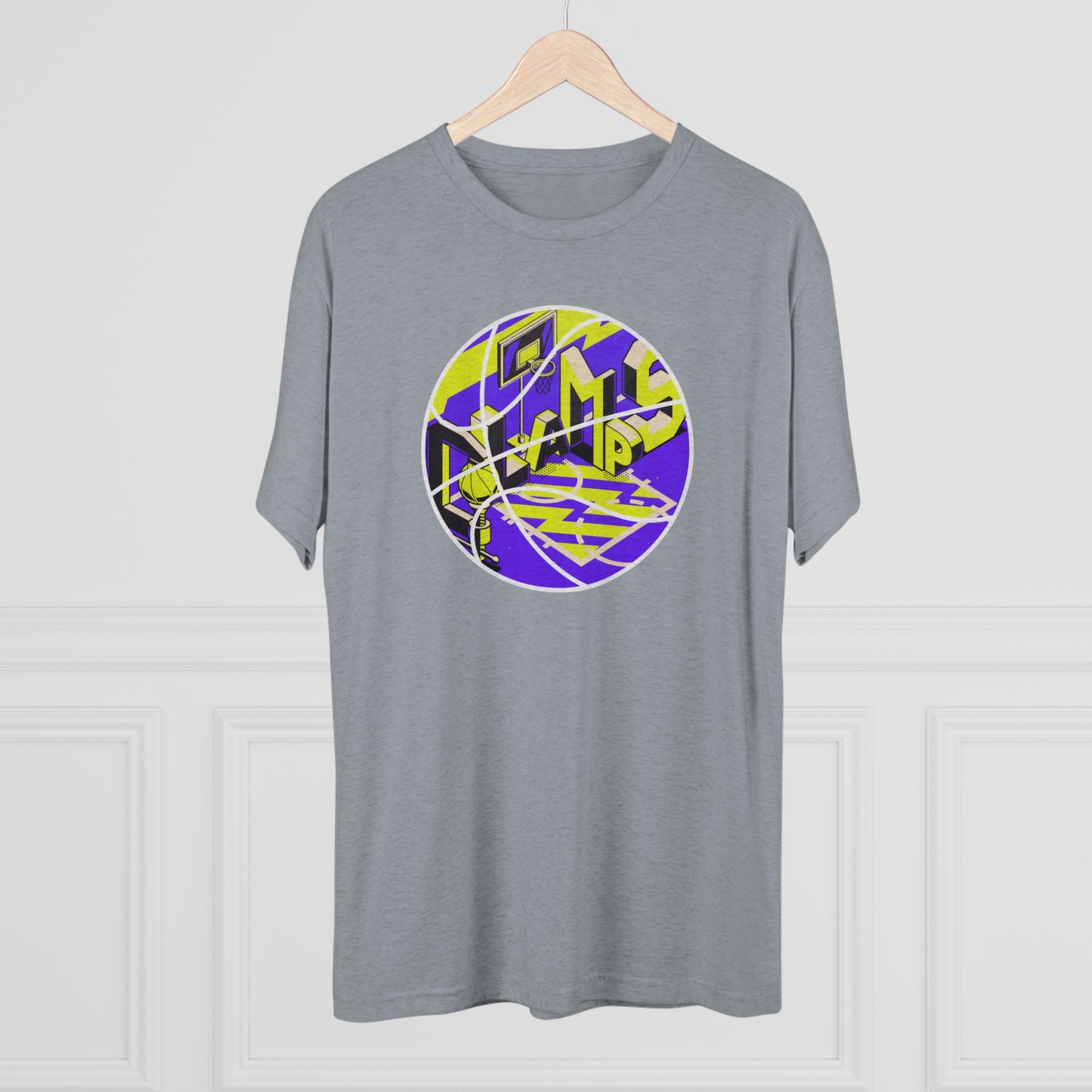 Clamps Street Ball Unisex Tri-Blend Crew Tee