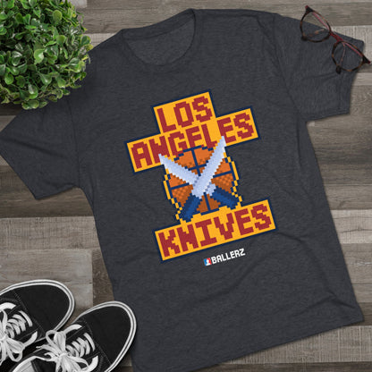 Ballerz Los Angeles Knives Unisex Tri-Blend Crew Tee