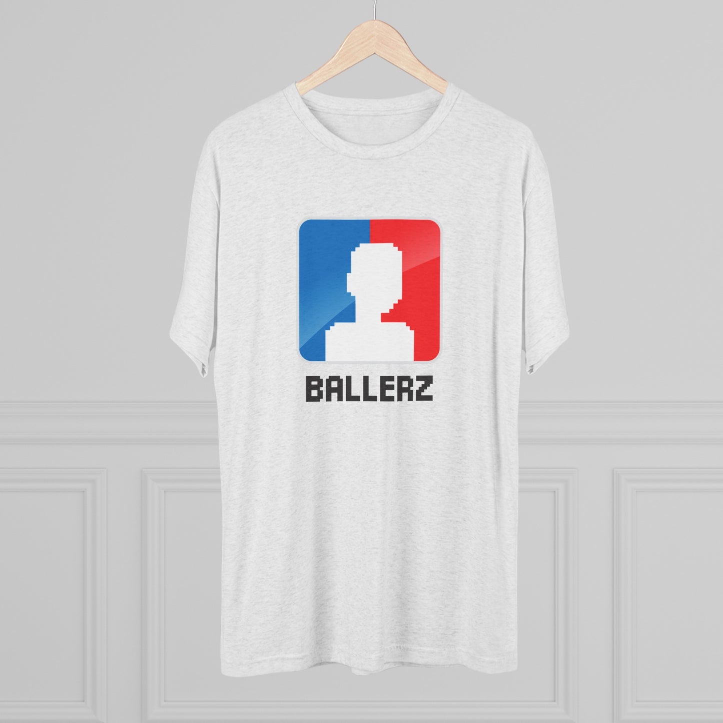 Ballerz Logo Unisex Tri-Blend Crew Tee