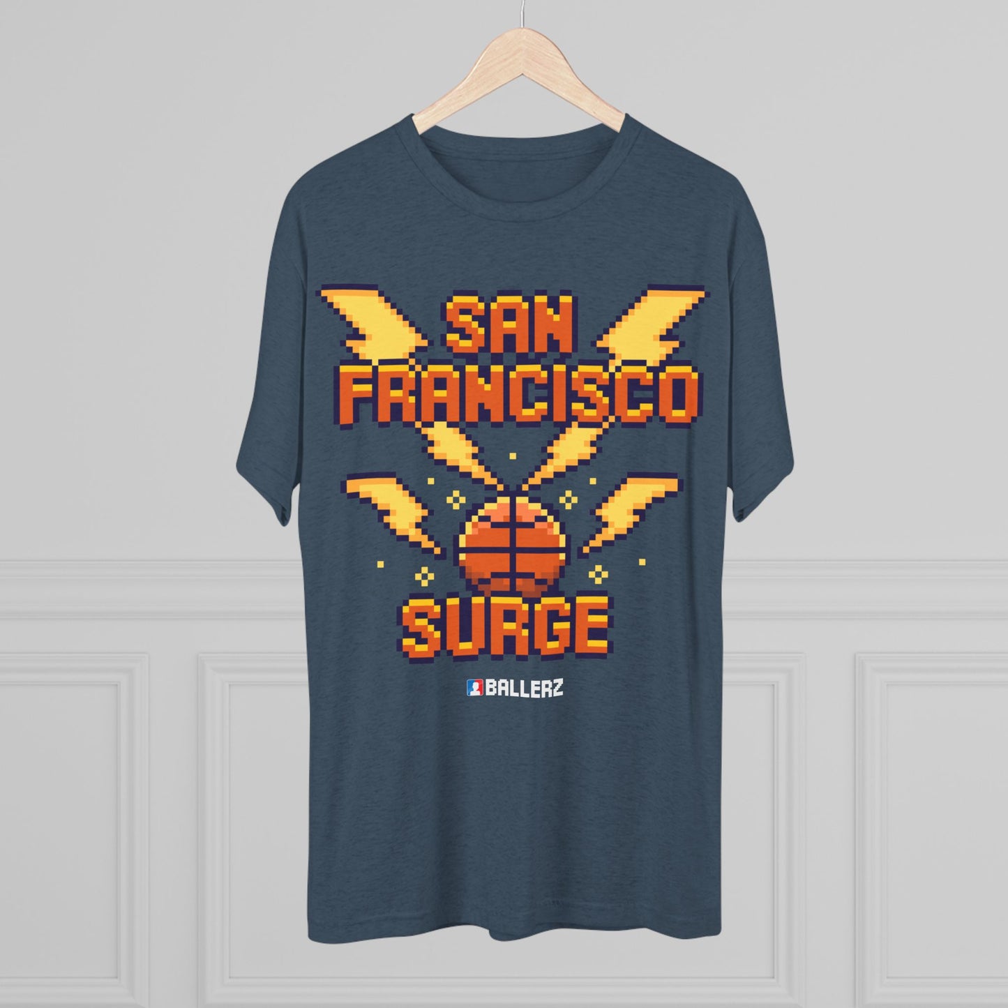 Ballerz San Francisco Surge Unisex Tri-Blend Crew Tee