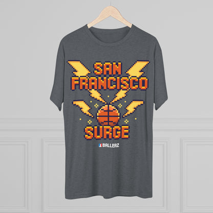 Ballerz San Francisco Surge Unisex Tri-Blend Crew Tee