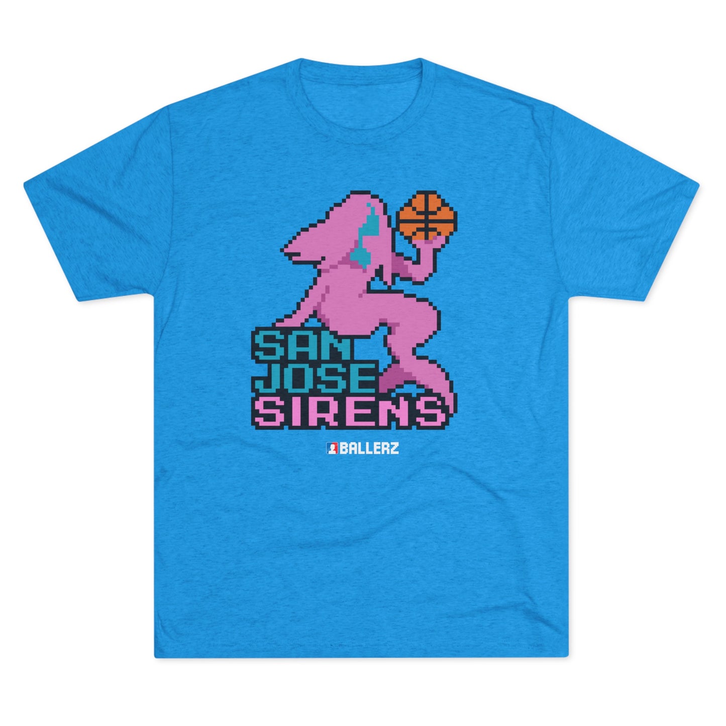 Ballerz San Jose Sirens Unisex Tri-Blend Crew Tee