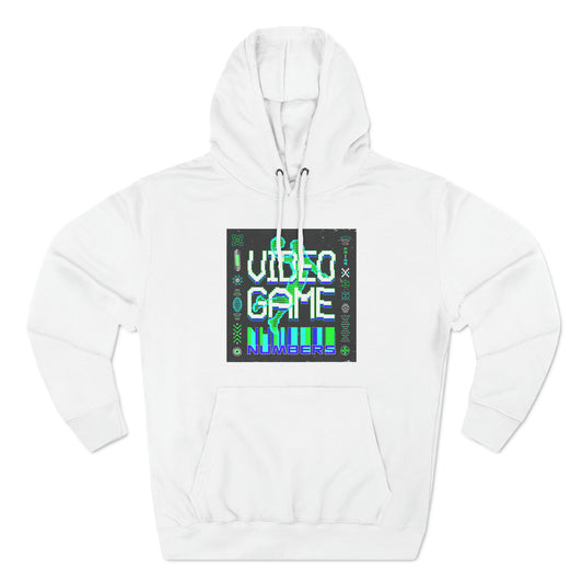 Video Game Numbers Three-Panel Fleece Hoodie