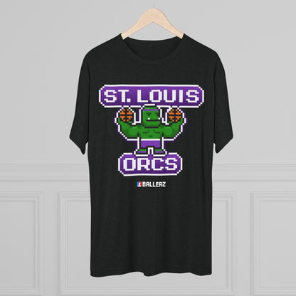 Ballerz St. Louis Orcs Unisex Tri-Blend Crew Tee