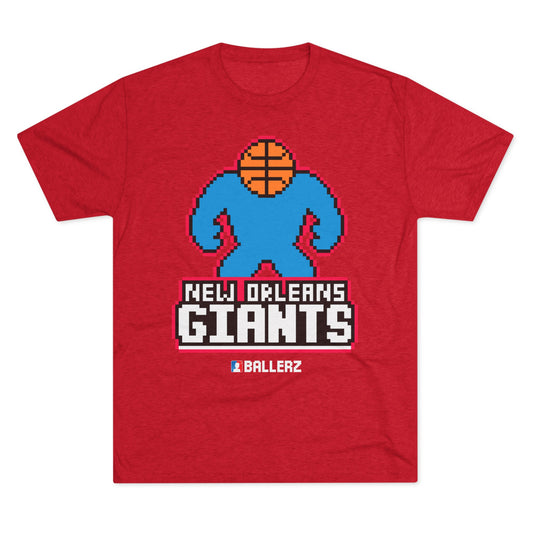 Ballerz New Orleans Giants Unisex Tri-Blend Crew Tee