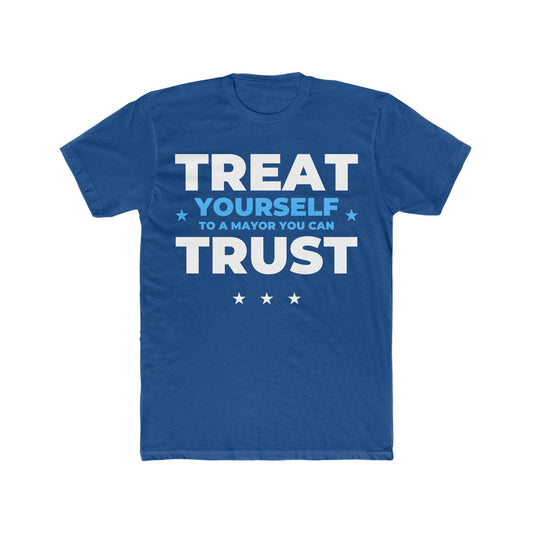 Treat for Mayor Men's Cotton Crew Tee