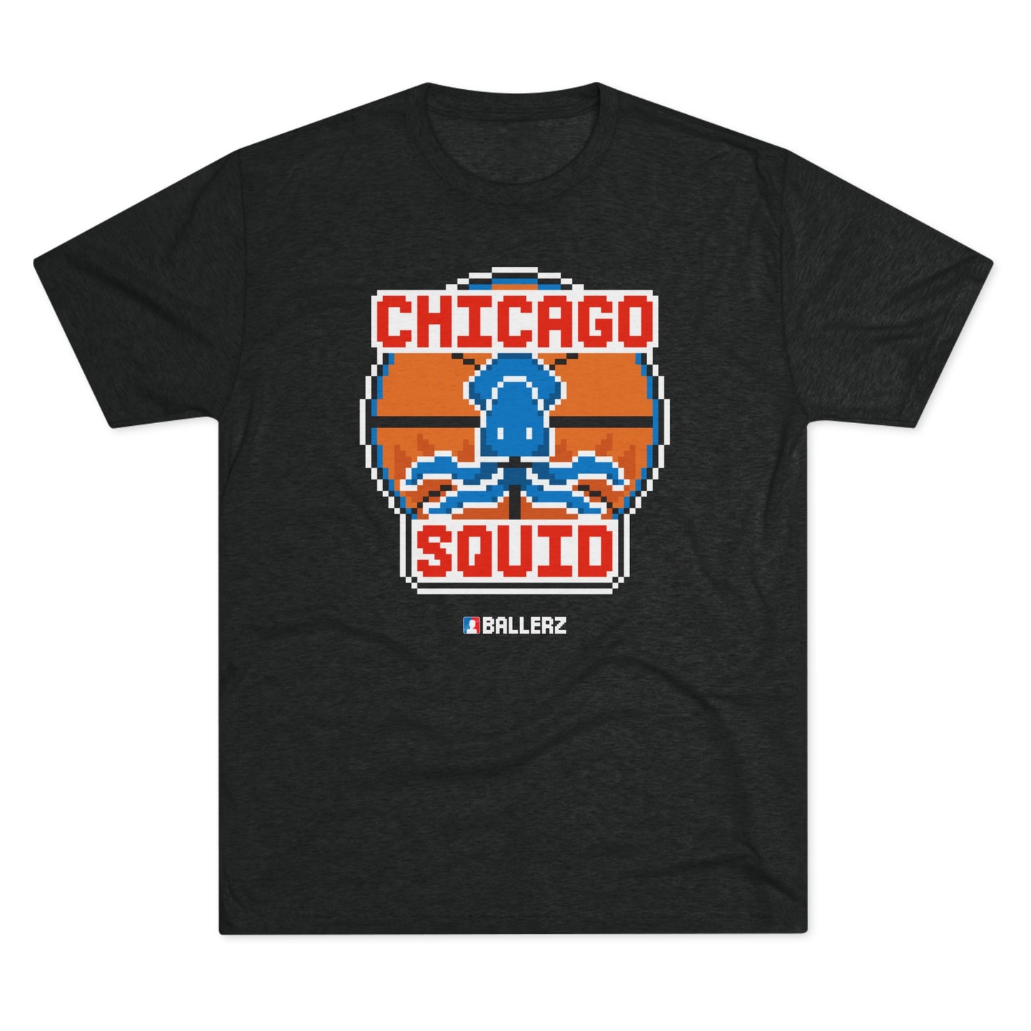 Ballerz Chicago Squid Unisex Tri-Blend Crew Tee