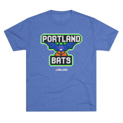 Ballerz Portland Bats Unisex Tri-Blend Crew Tee