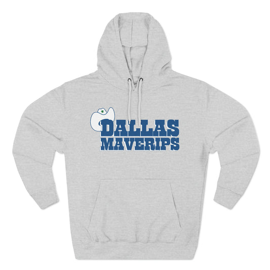 Dallas Maverips Three-Panel Fleece Hoodie