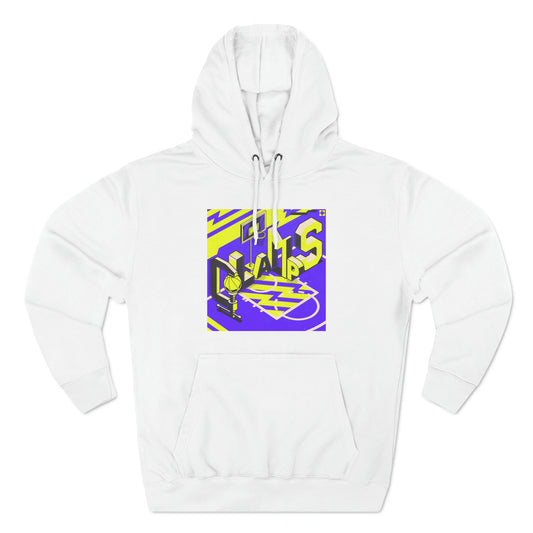 Clamps Three-Panel Fleece Hoodie