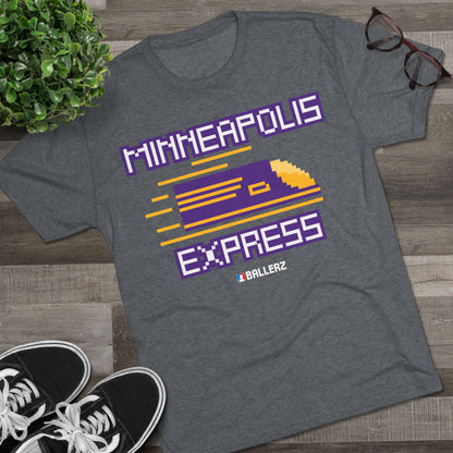 Ballerz Minneapolis Express Unisex Tri-Blend Crew Tee