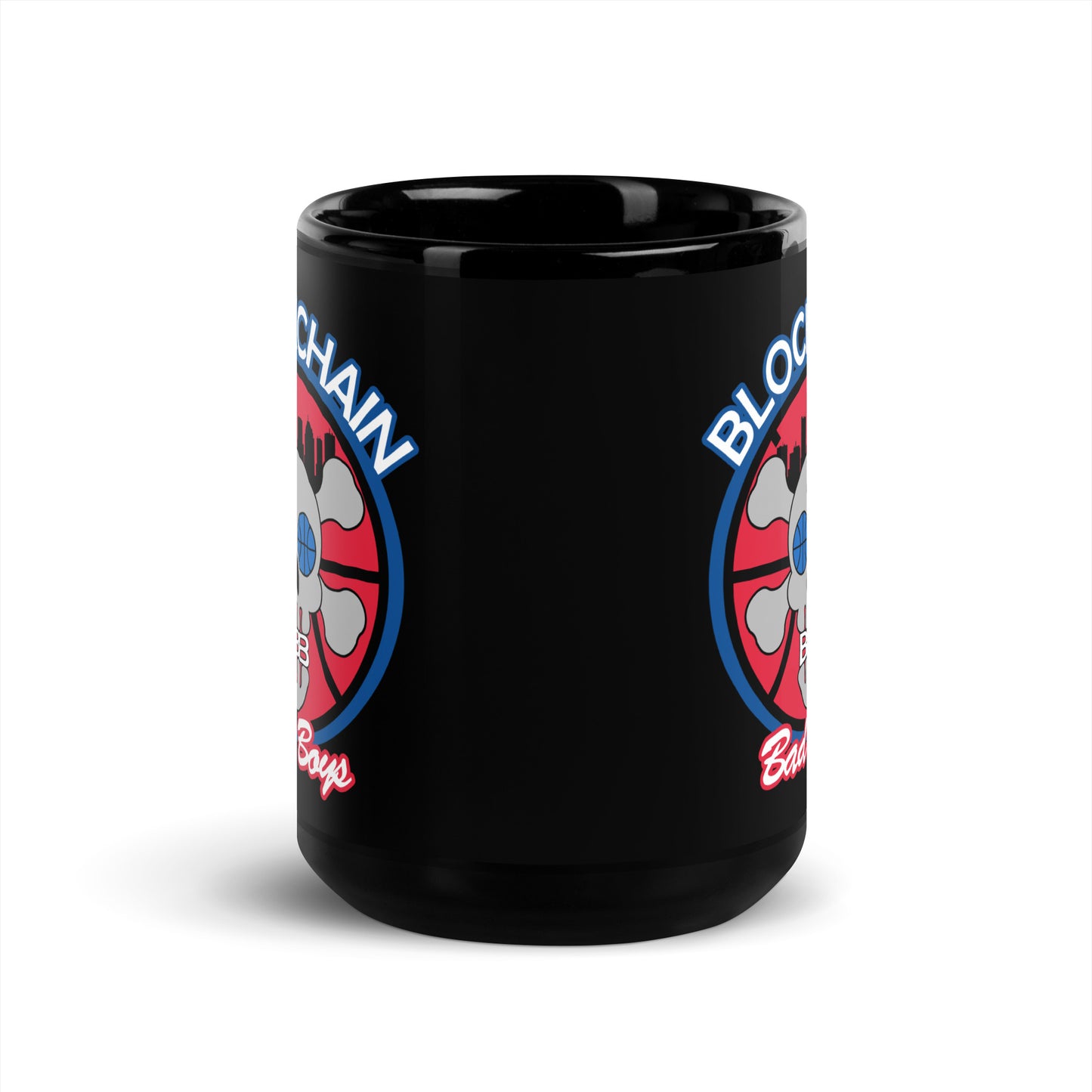 Blockchain Bad Boys Black Glossy Mug