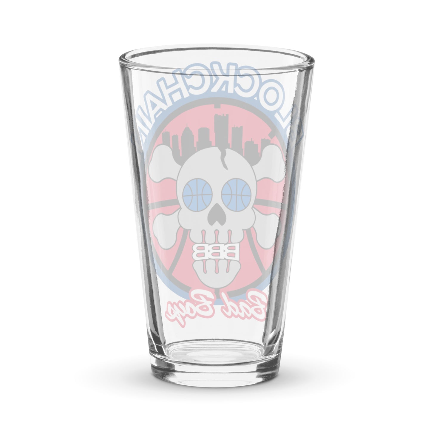 Blockchain Bad Boys Shaker pint glass