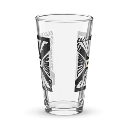 Hustle & Show Shaker pint glass