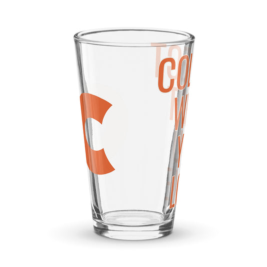 Collect What You Love Shaker pint glass